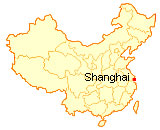 Mapa de Shanghi, China