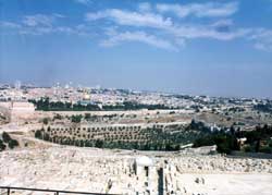 Vista de Jerusalen desde Mt. de Olivos