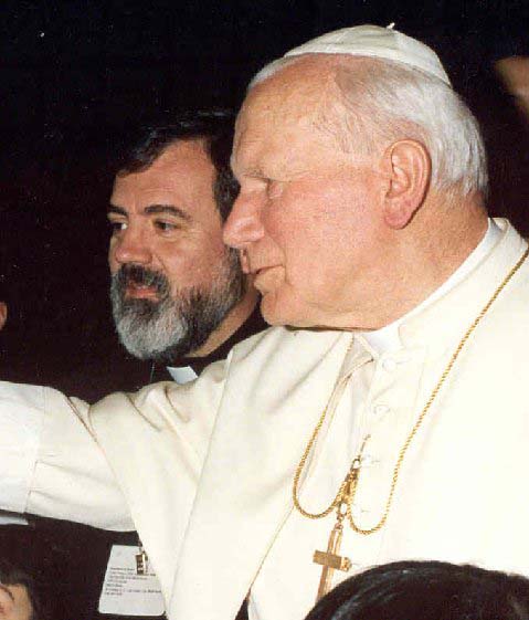His Holiness John Paul II & Fr. Tomas Nov. 1998