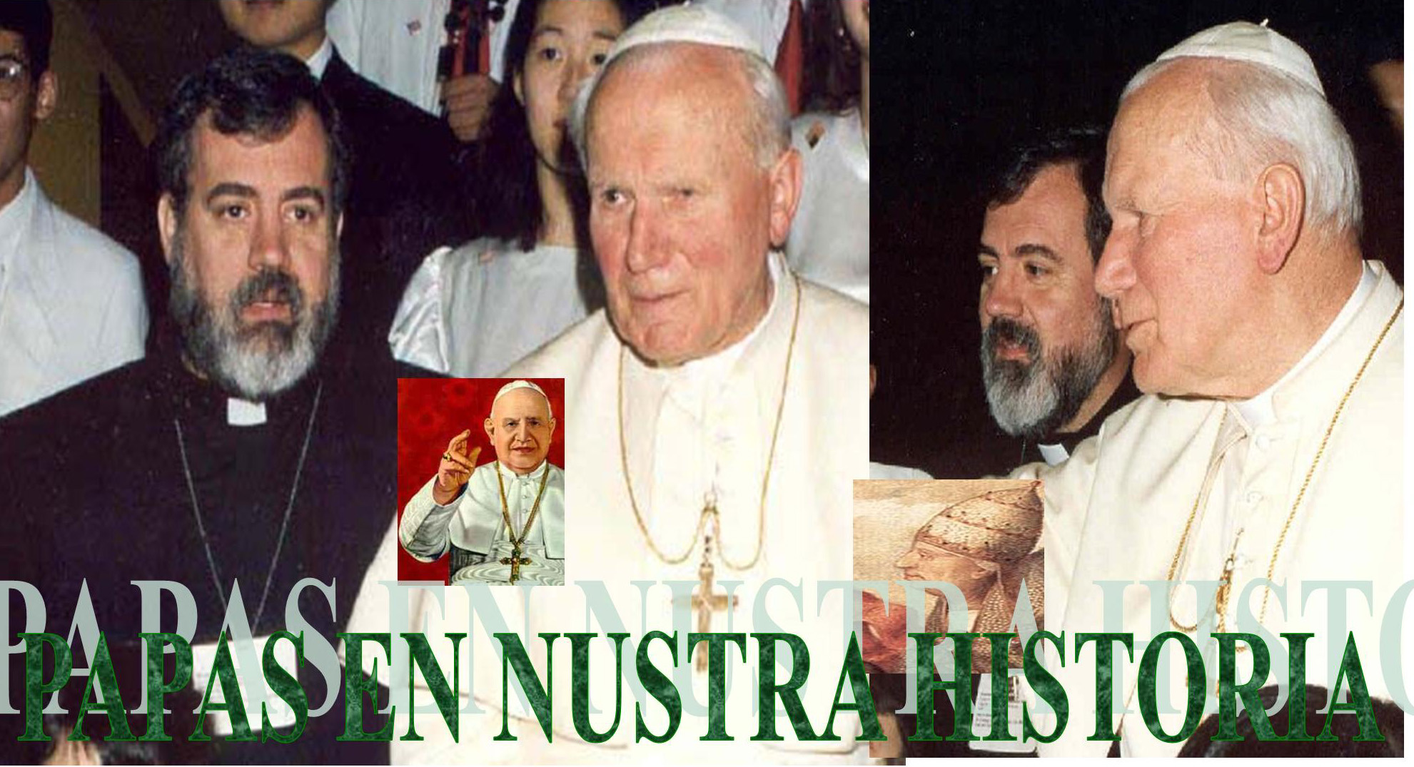 Su Santidad Juan Pablo II & el Padre Tomas del Valle