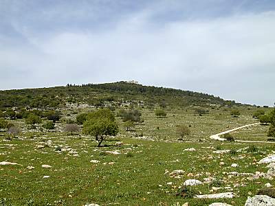 Mt Carmel, Muhraqa from south